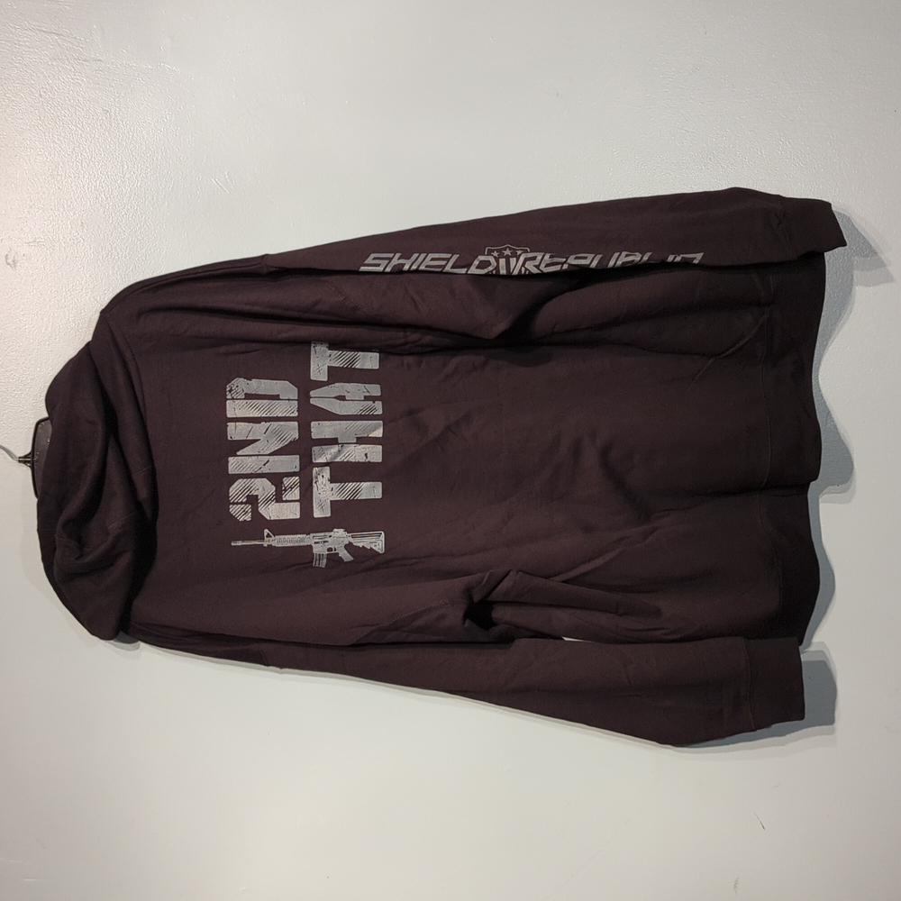 Shield Republic "2nd That"  hoodie black in color